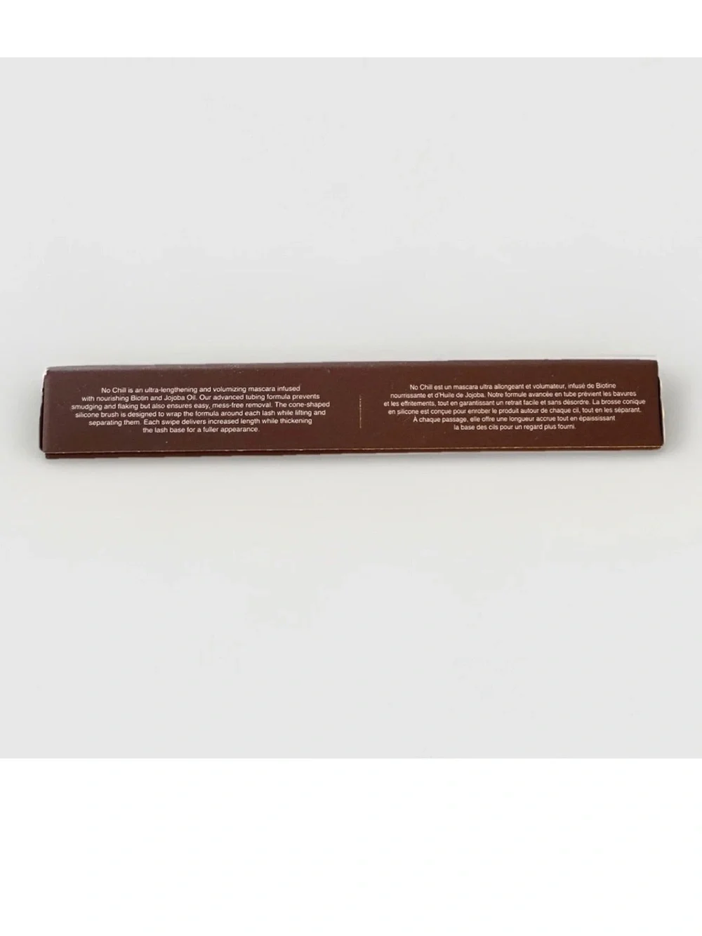 LAVAA No Chill Mascara Brown Lengthening & Volumizing Smudge Proof Biotin NIB